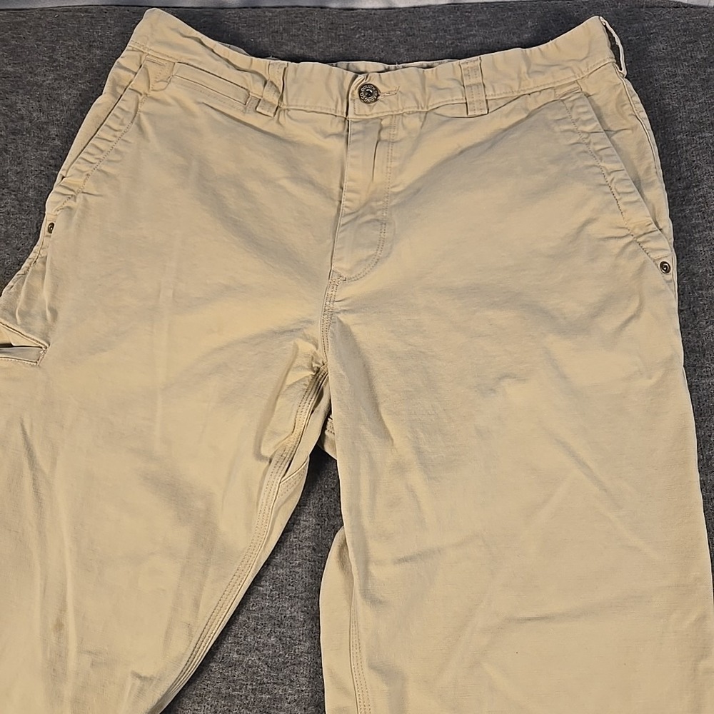 Duluth Trading Relaxed Fit Flex Ballroom Khakis Mens 34x31 Stretch Pants 75287